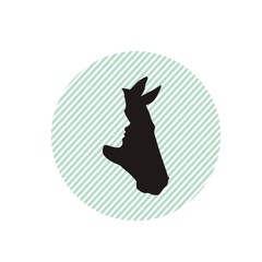Stylish horse silhouette