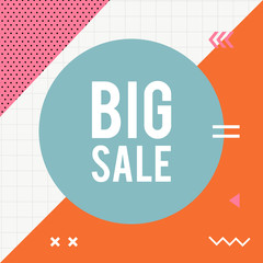 Trendy geometric templates for social media posts. 