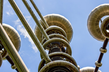 The experimental science setup cascade transformers tesla