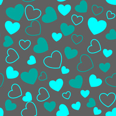 Valentine's day seamless pattern,