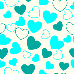 Valentine's day seamless pattern,