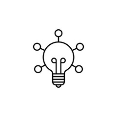 Robotics creative outline icon. Signs and symbols can be used for web, logo, mobile app, UI, UX