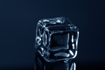 ice cubes closeup