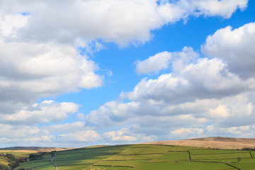 English summer sky