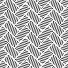 Abstract seamless pattern. Striped rectangles.