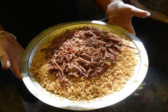 rice with sauce