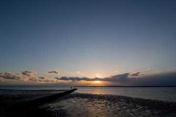 有明海の夕日
