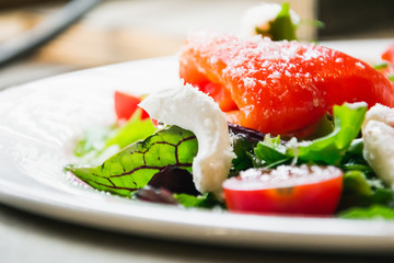 Delicious food and art