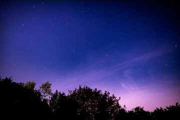 Naklejka premium night sky