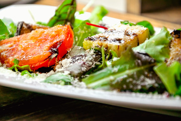 Delicious food and art