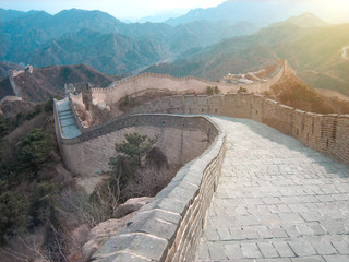 The Great Wall of China.