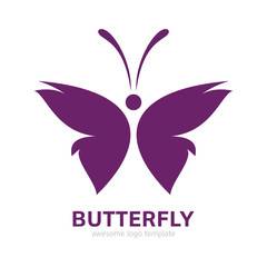 Butterfly Logo Icon