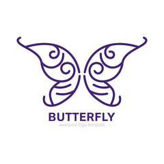Butterfly Logo Icon