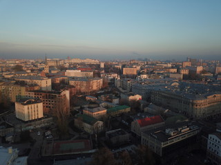 Panorama sity copter moscow 