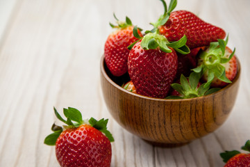 Fresa madura natural