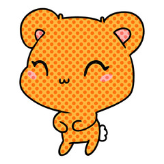 cartoon kawaii cute teddy bear