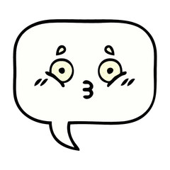 comic book style cartoon speech bubble