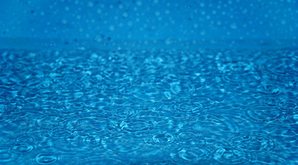 Naklejka na ściany i meble abstract background with water circles from drops waves. Ripple water.