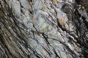 Felsgestein in den Alpen