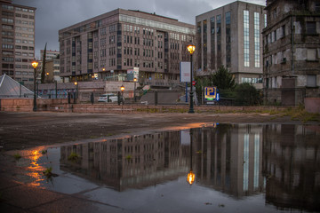 Reflejos tras la lluvia
