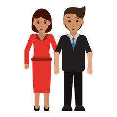 Executive business couple