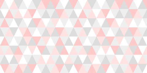 Seamless vector pattern. Abstract triangle geometric background.