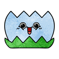 retro grunge texture cartoon water lilly