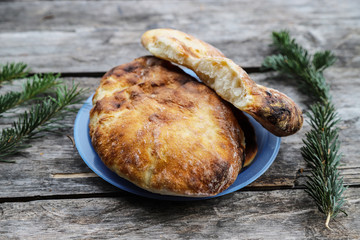 traditional village bread.artvin/savsat/turkey