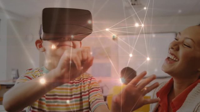 Digital animation of kids using VR video 
