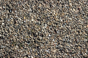 Pebbles stones even surface texture