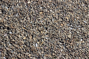 Pebbles stones even surface texture