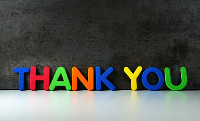 Obraz premium Thank You Customers Card Message