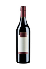 bottle wine isolated