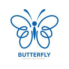 Butterfly Logo Template