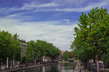 Fototapeta premium Canal Saint-Martin