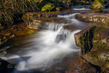 River Caerfanell at Blaen-y-Glyn, Powys, Wales