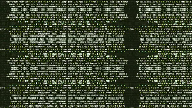 Heavy data overload - Glich Screen