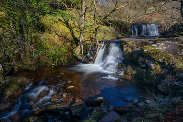 River Caerfanell at Blaen-y-Glyn, Powys, Wales