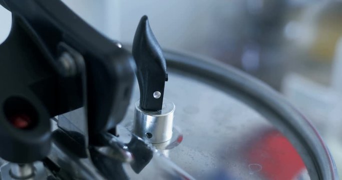 Pressure cooker, safety valve released, decompression