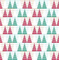 Christmas and new year seamless vector texture