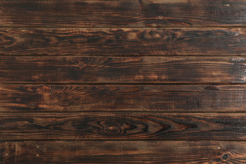 Texture of wooden surface as background, space for text