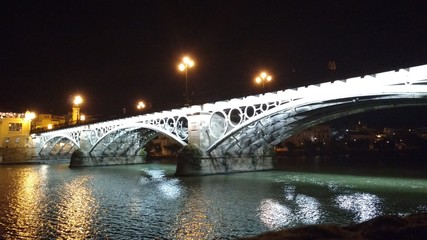 Fototapeta na wymiar Bridge in Triana, Seville