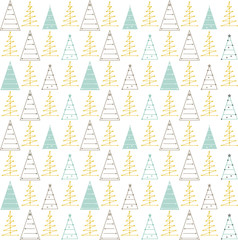 Christmas and new year seamless vector texture