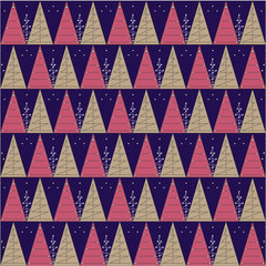 Christmas and new year seamless vector texture