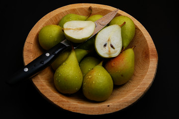 Ripe organic pear