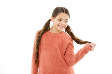 Treatment hair breakage. Amazing beauty remedies for split hair. Get rid of split ends. Girl cute...