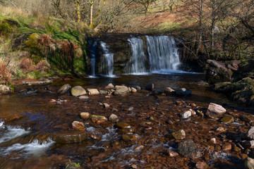 River Caerfanell at Blaen-y-Glyn, Powys, Wales