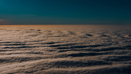 Fototapeta na wymiar Sea of clouds (landscape)