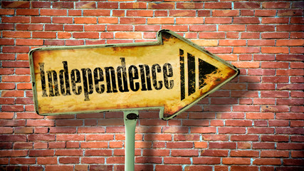 Fototapeta premium Sign 380 - Independence