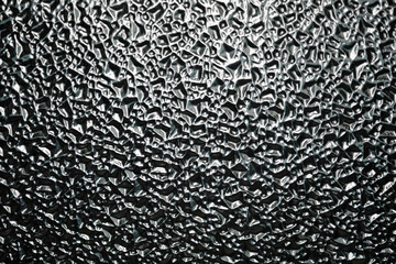 Close-up of frosted glass texture, abstract pattern